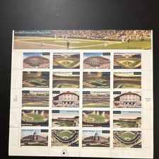 USPS Baseball's Legendary Playing Fields 2000 34 Cent Stamp Sheet Mint MNH