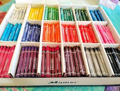 Madisi Crayons ClassPack 864 Crayons 18 Colors - New