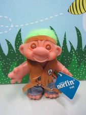 1986 HIPPY - 5" DAM Troll Doll - NEW WITH HANG TAG - NEW W/MINOR FLAW -RARE
