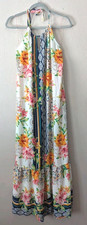 Flying Tomato Halter Maxi Dress Floral Print Long Size Large