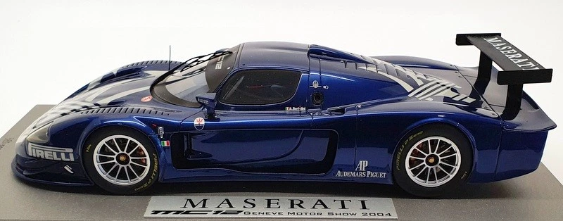 BBR Models 1/18 Scale P1802 - Maserati MC12 Geneve Motor Show Ltd 507 Pcs - Blue - Image 3 of 4
