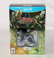 Zelda: Twilight Princess HD Amiibo Paquete Wii U ¡NUEVO Y SELLADO! RARO!
