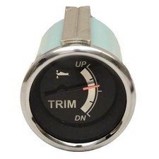 Teleflex Boat Trim Gauge 67855F | Avalon Honda 2 Inch Silver Black