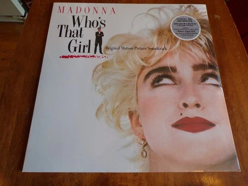Madonna Who's That Girl Original Soundtrack 180G Clear Vinyl 2019 Sealed LP EU