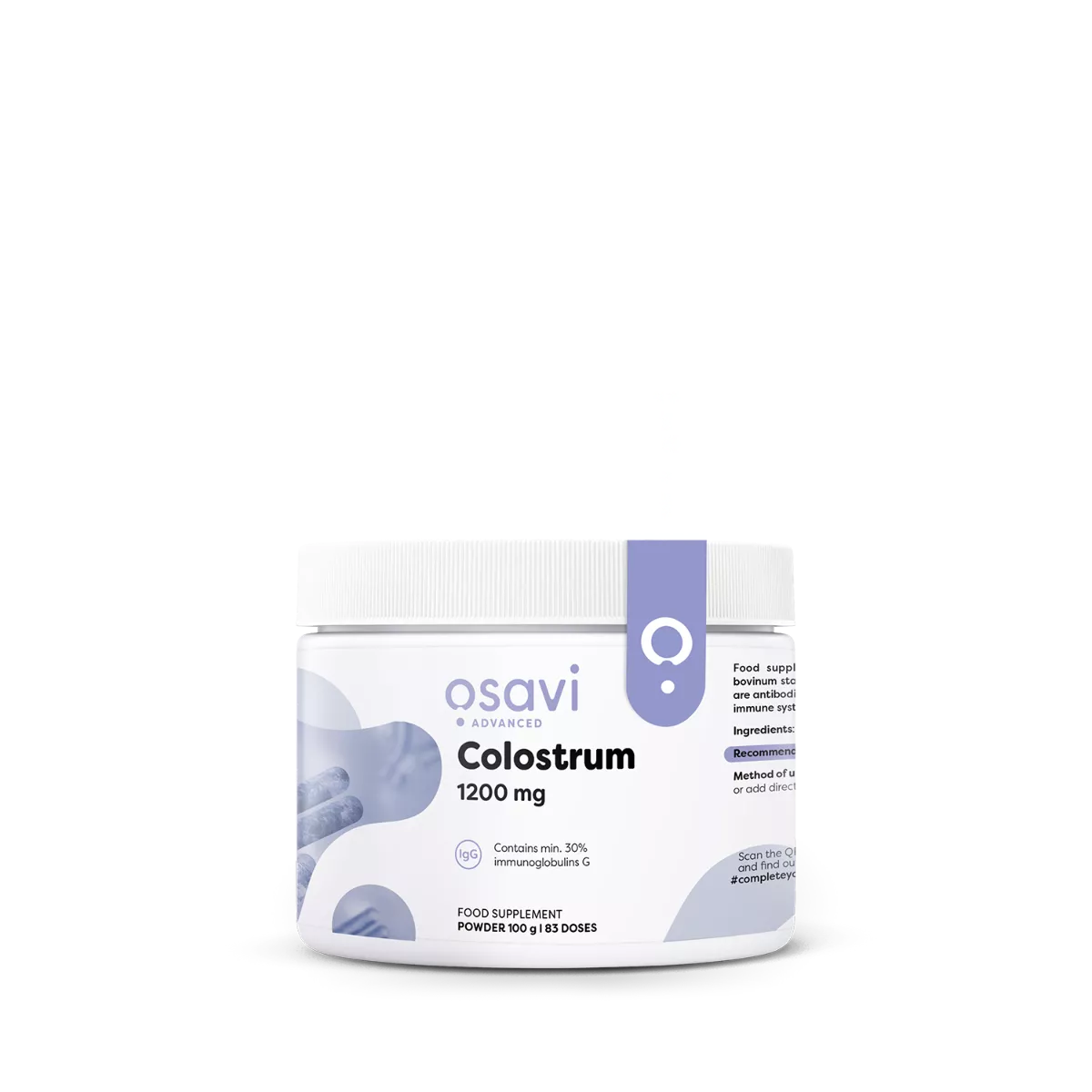 Osavi Colostrum Powder, 1200 mg - 100 grammes