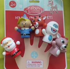 Rudolph The Red- Nosed Reindeer Finger Puppets