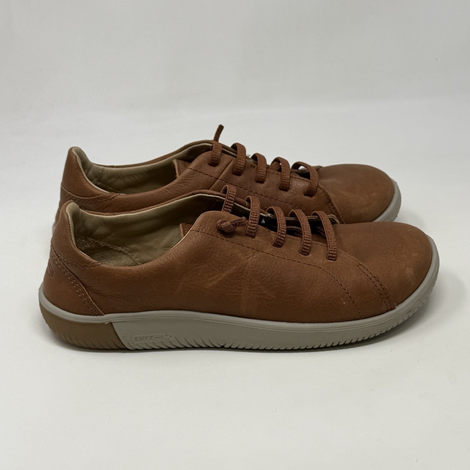 Sneakers Keen KNX donna 8 5 pelle marrone stringate casual comode preppy