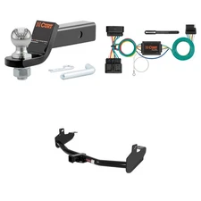 CURT Class 3 Towing Kit Trailer Hitch, Wiring, Ball Mount - 13252, 56510, 45836