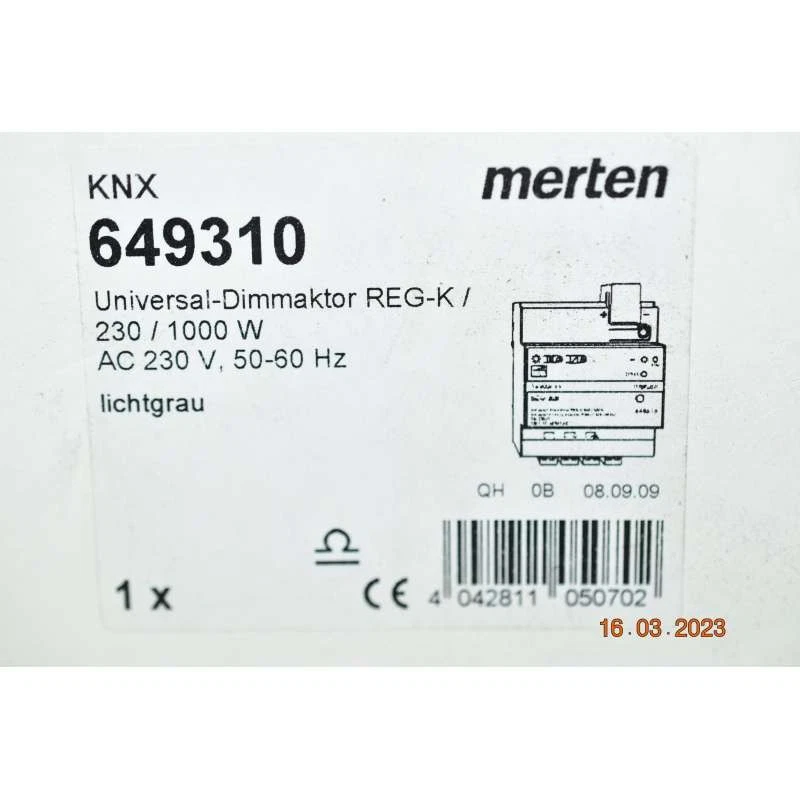 KNX 649310 Merten Dimmer Universel REG-K/230/1000 W - Photo 4/4
