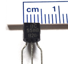 2 pcs BC558B, 30V 100 mA, 500mW PNP Transistors,