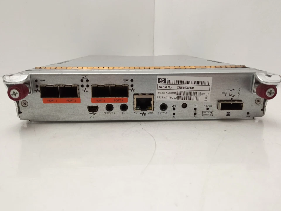 HPE MSA 2040 10GbE iSCSI FC SAN Controller Unit 717870-001 C8R09A - Image 2 of 4