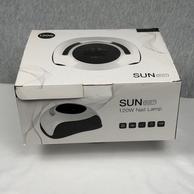 SUN BQ5T 120W Nail Lamp UV LED Gel Polish Dryer White Professional Curing Light