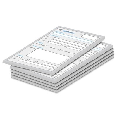 PRICARO Telefon-Notizblock A6 ungelocht PC-Design 5 Stück Gesprächsnotiz