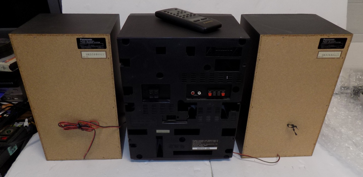 Panasonic SA-CH60 Stereo Receiver Double Cassette Quartz