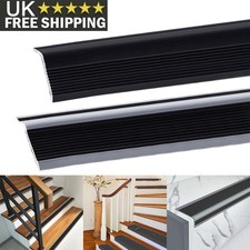 2 Metre Self-Adhesive PVC Stair Nosing Anti-Slip Edge Trim Protector Step Cover