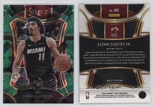 2023-24 Panini Select Mezzanine Level Green Ice Prizm Jaime Jaquez Jr Rookie RC