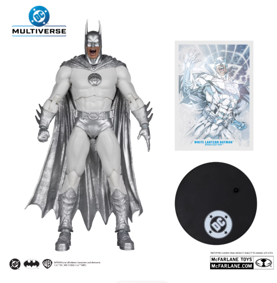 In Stock】McFarlane DC White Lantern Batman 7-inch Articulated
