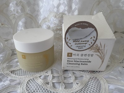 Glowing Cleansing Balm Antiage Acne Rice Niacinsmide Moisture 3.38 OZ  NIB Korea