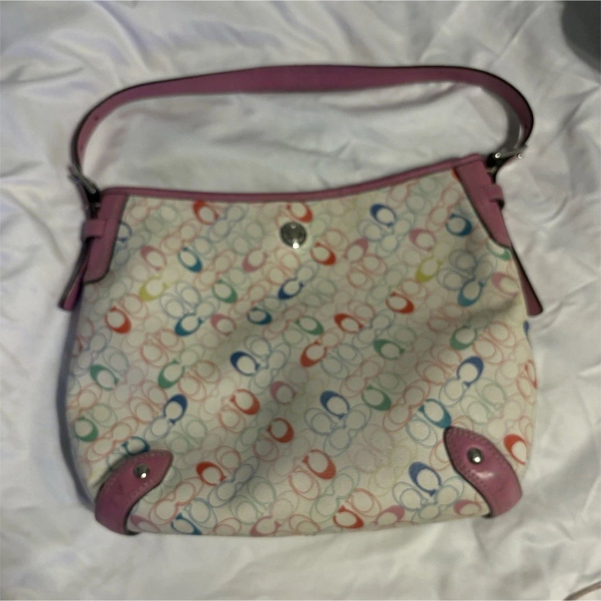 Coach ピンク ショルダーバッグ バッグ & ハンドバッグ 女性用 | eBay