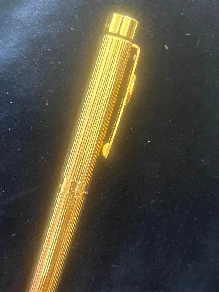 pluma estilográfica chapada en oro #b2b6b4 Foto 3 de 4