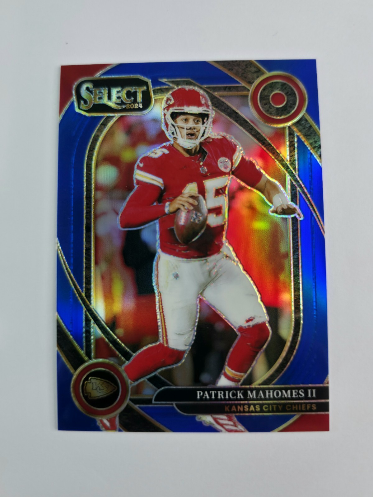 2024 Select Patrick Mahomes Club Level Blue Prizm #/99 - Kansas City Chiefs