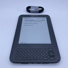 Amazon Kindle Keyboard 3rd Gen D00901, Tested and Working, New Battery, Tested