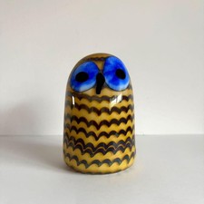iittala oiseaux Toikka hibou hibou Pikkupollo rare verre d'art vintage Finlande