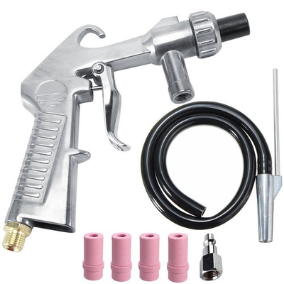 #ad #ad Sand Blaster Kit Blasting Sandblaster Siphon Feed Gun Nozzle Rust Remove Abra... $36.86