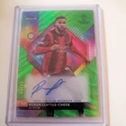 2023-2024 Topps Finest Ruben Loftus-Cheek AC Milan Green Wave Auto 40/99 England