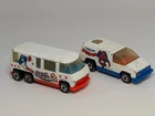 Vintage 1976 Hot Wheels Captain America & Spider-Man Scene Machines Diecast Lot