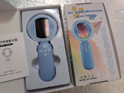 Kinder Digital Mikroskop Blau NEU