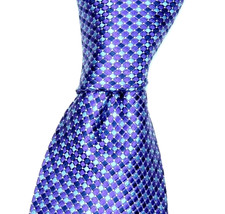 TOMMY HILFIGER Silk Purple  Blue Colors Men's Tie 57 X 3 1/8" Mint Condition