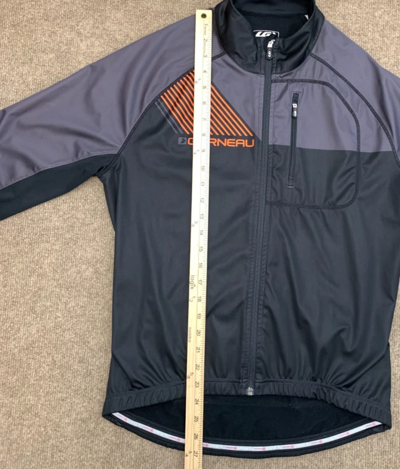 Велосипедная куртка Louis Garneau мужская M флисовая с подкладкой на молнии с длинным рукавом задние карманы - Изображение 4 из 4