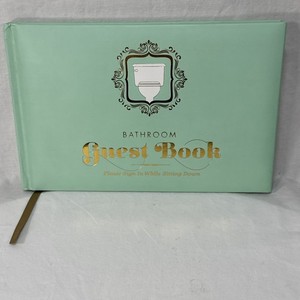 Bathroom Guest Book Padded Hardcover By Knock Knock 55p Create Fun Cottagecore