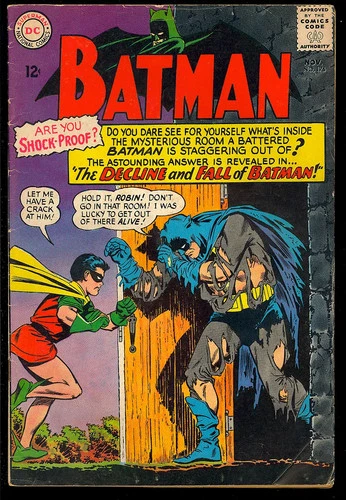 Batman #175 Unrestored Silver Age Superhero Vintage DC Comic 1965 VG-