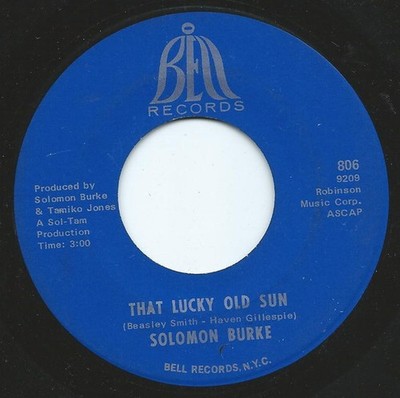 Solomon Burke - That Lucky Old Sun / How Big A Fool Can A Fool Be - - G8100z