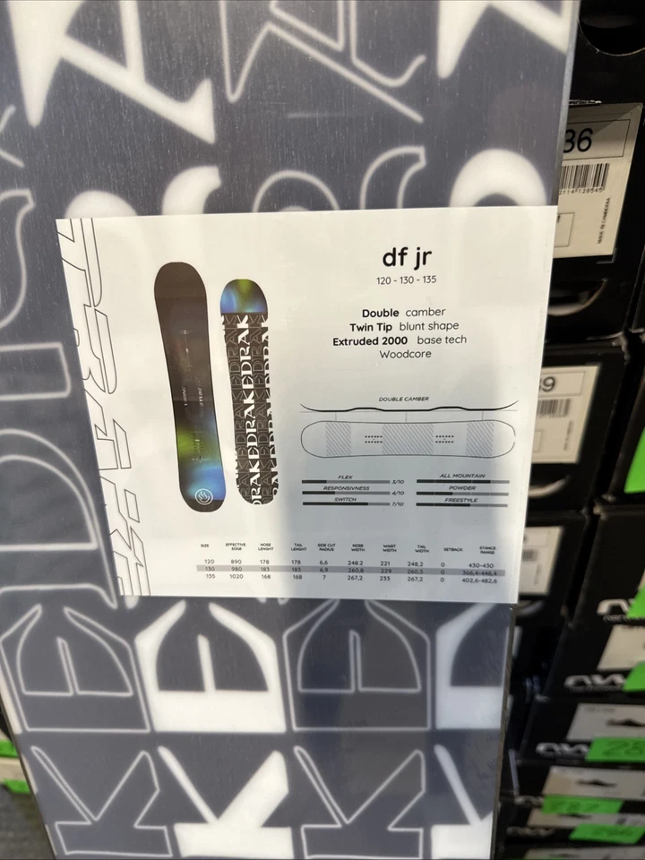 Snowboard Drake Df Jr niños talla 130 (9419) Foto 3 de 4