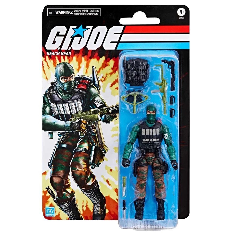 2024 G.I./GI Joe Serie Clasificada Retro CABEZA DE PLAYA 6" Figura NUEVA/SELLADA Leer Foto 2 de 4