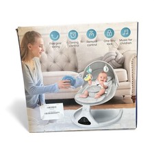 Baby Swing Electric Baby Rocker Infant Swing w/ Noise, 5 Sway Speeds  Bluetooth