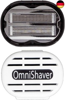 OmniShaver Mit Reiseetui, der schnellste Weg, Ihren Kopf zu rasieren, Beine,