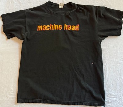 Vintage 1997 Machine Head More Things Change Shirt XL Blue Grape Groove Metal