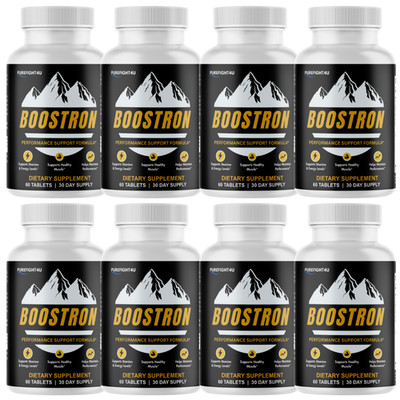 Boostron Supplement   Supports Stamina & Energy Formula | 8 Bottles