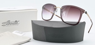 SILHOUETTE Sonnenbrille Infinity Collection 8700 75 6030 Viereck Leicht Full Set