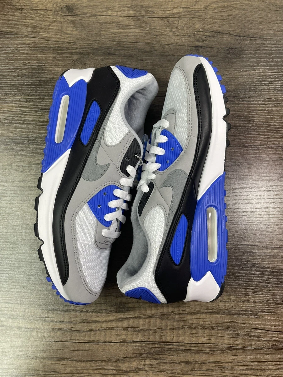 Nike air max 90 top royal blue on feet