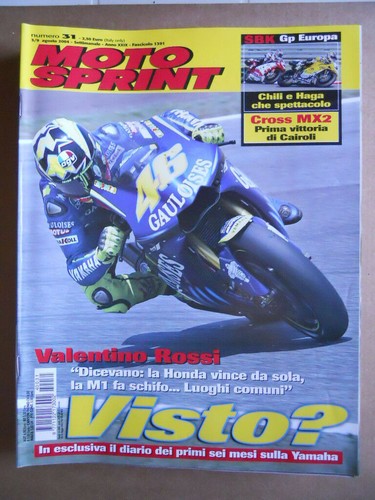 MOTOSPRINT Nr. 31 2004 [Q77] TEST BMW K1200 S YAMAHA XT-X