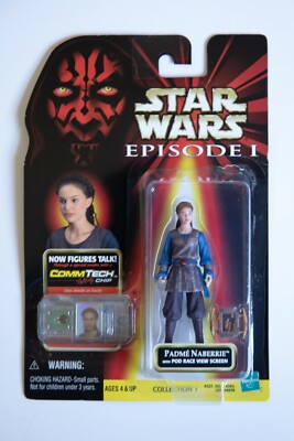  Star Wars Episode 1 PADAME NABERRIE with POD RACE VIEW SCREEN Collection 1 NIB 