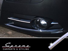 VW EOS  I  Typ 1F Chrom Zierleisten 3M Tuning für Kühlergrill unten außen