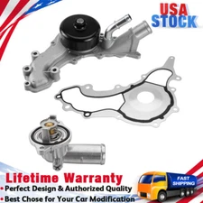 Water Pump w/Gasket and Thermostat Housing for 11-20 Jeep Grand Cherokee 3.6L IV