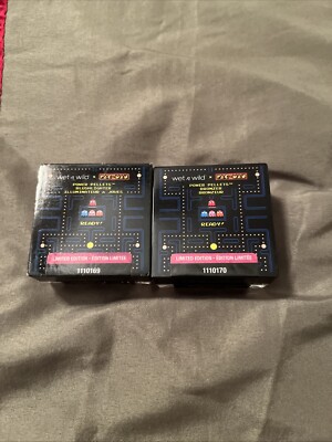 WET & WILD x PAC MAN Limited Edition Pellet Bronzer And Highlighter Set Sealed