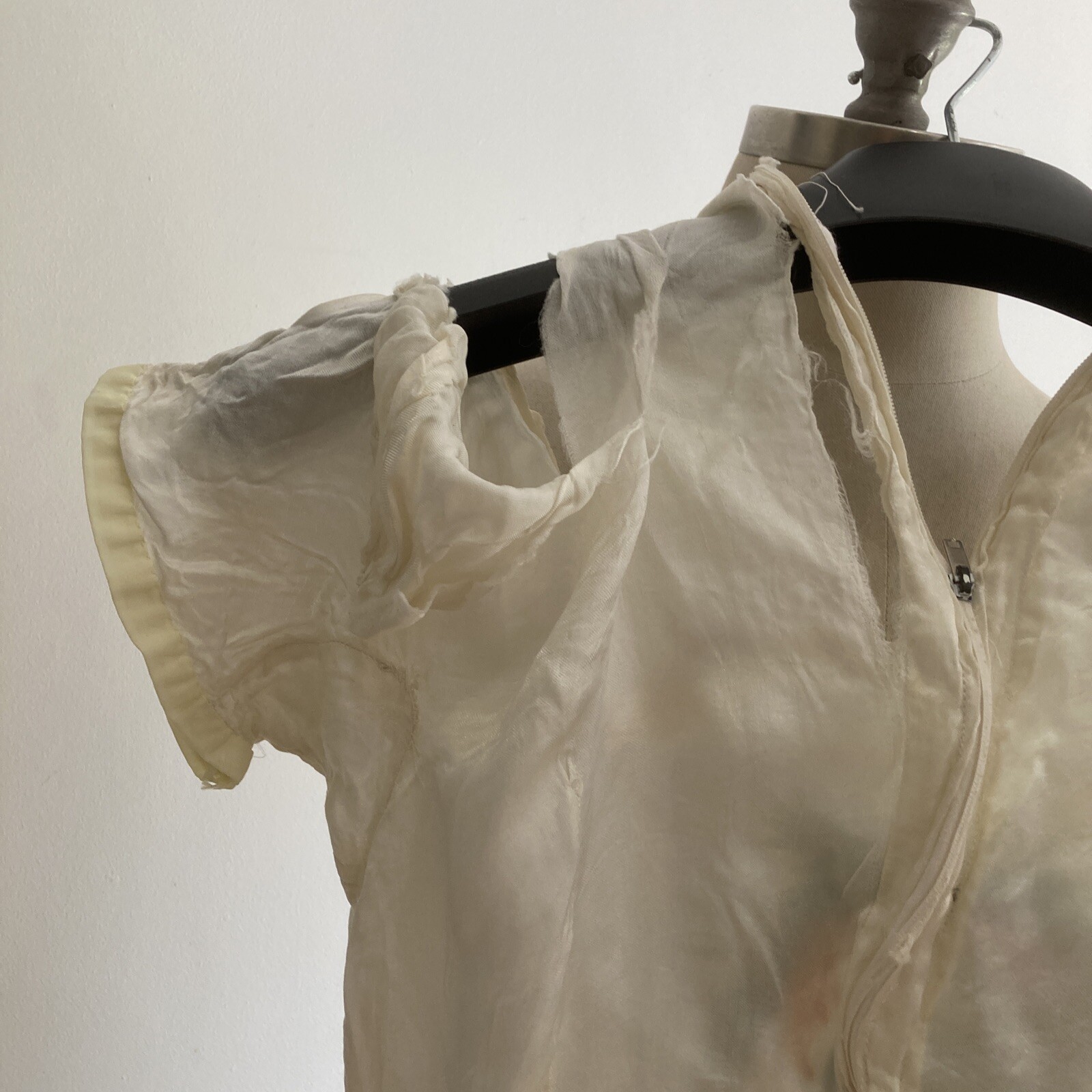 Antique Chinese Style Dress/Theatre Costume, circa 1915, 16" pit to pit, TLC 7